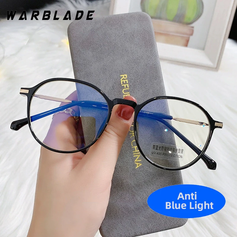 

Classic Oval Women Fashion Anti-Blue Light Glasses Trend Luxury Brand Men TR90 Optical Spectacle Reading Eye Protection Eyewear