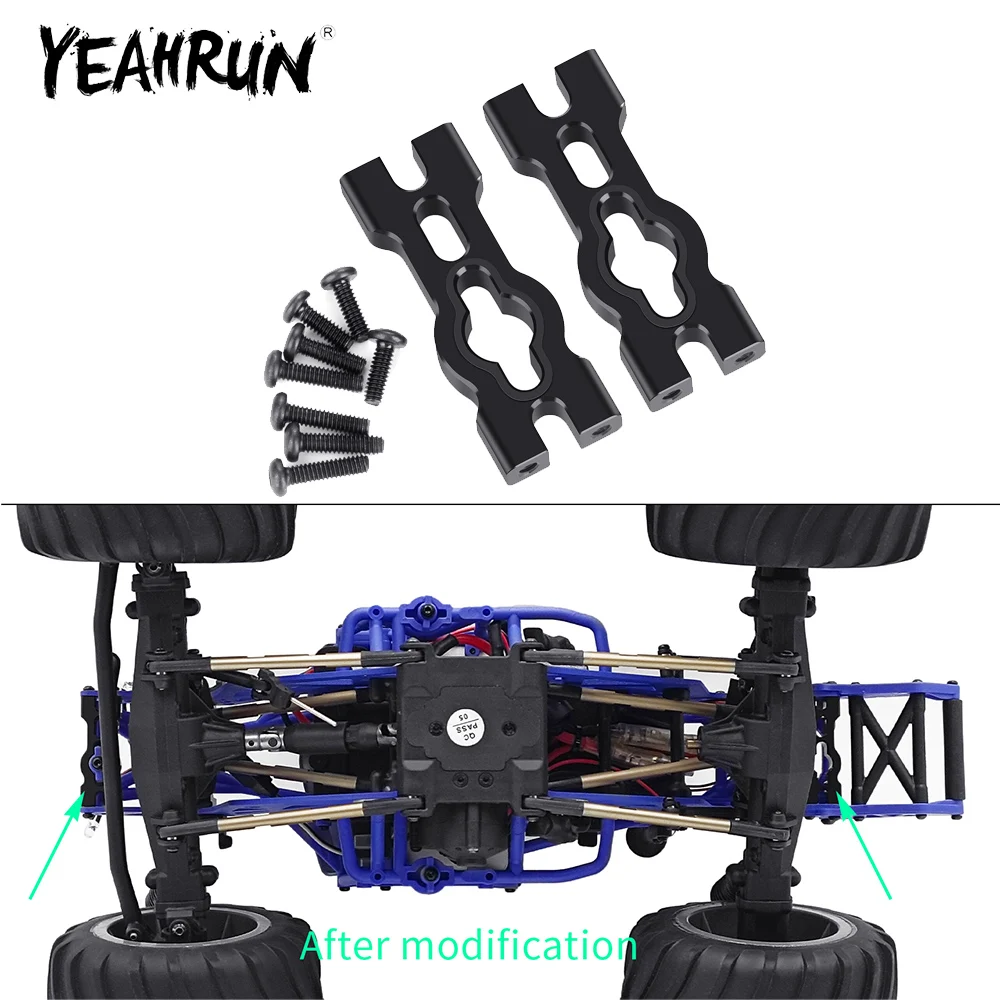 YEAHRUN Metal Car Body Shell Fixing Mount Support Stand for Mini LMT 4X4 Brushed 1/18 Monster Truck RTR Upgrade Parts