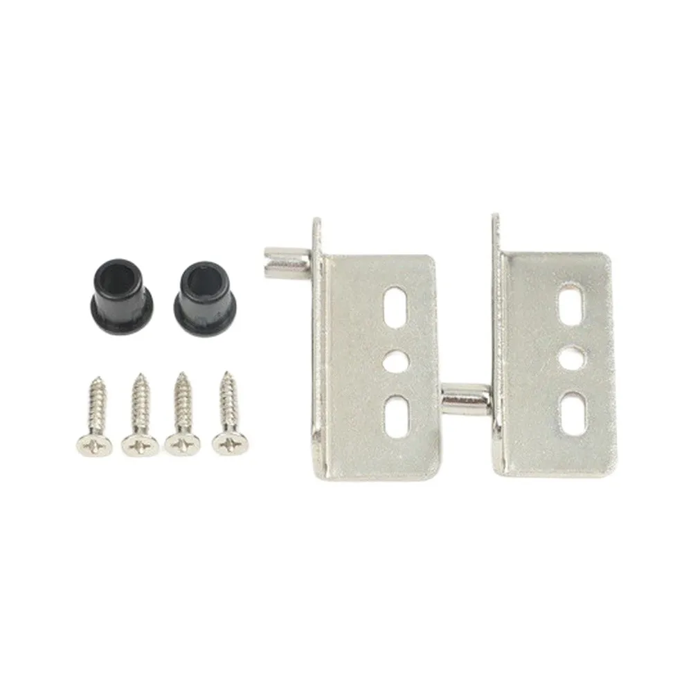 Concealed Pivot Hinges Set 2pcs for Wooden Doors and Cabinets Built with Iron Material and Bushing-Enhanced Shaft Mechanism