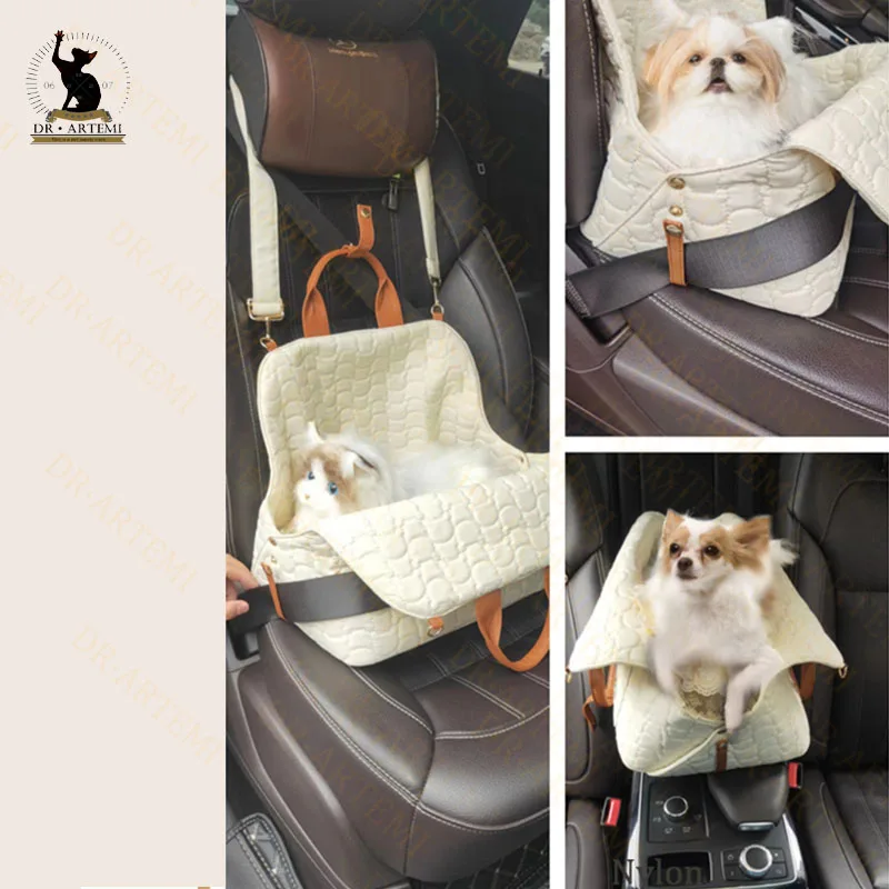 Portable Pet Shoulder Bag, Travel, Car, Cat, Carrier Suitcase, Large Space, Breathable, Side Opening Handbag, Dog