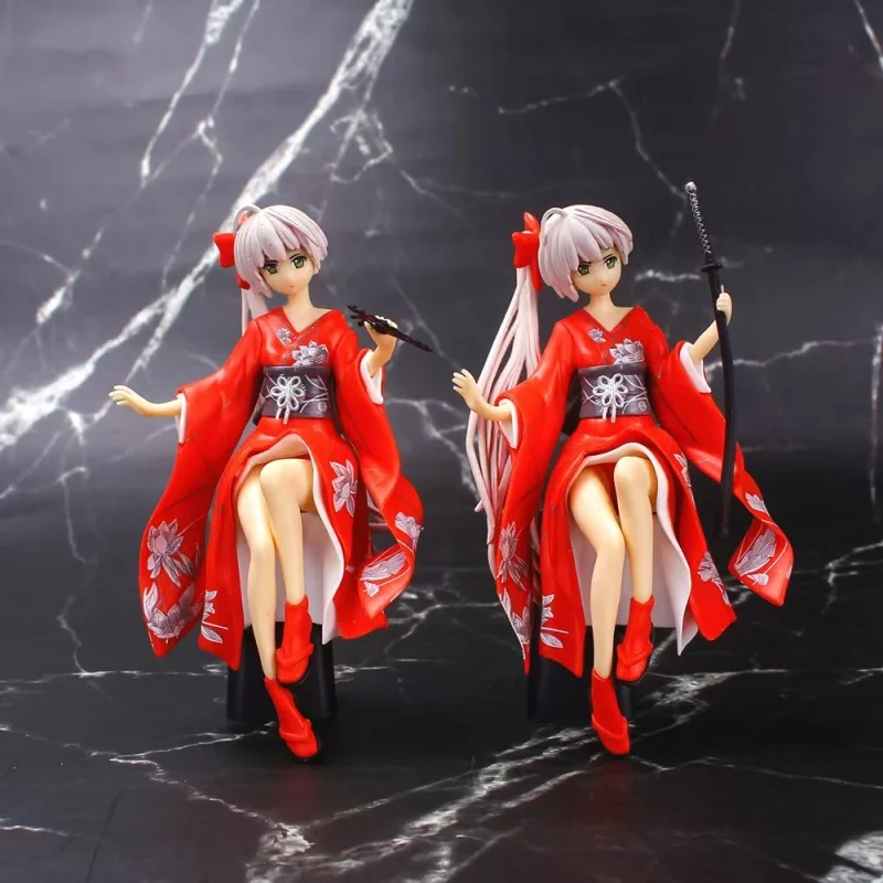 Kawasaki Twilight Winter Moon Jasmine Auto Chassis Ornamente Anime handgemachte Puppe Spielzeug Modell Sammlung Figur