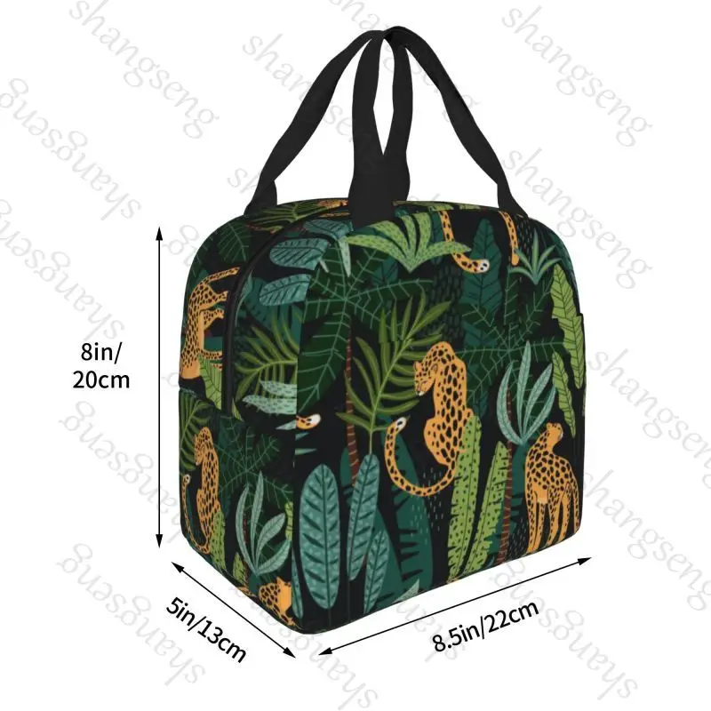 حقيبة الغداء العزل بينتو حزمة الألومنيوم احباط كيس الأرز وجبة حزمة الجليد طالب بينتو الغداء حقيبة يد مدينة الغابة الحيوان