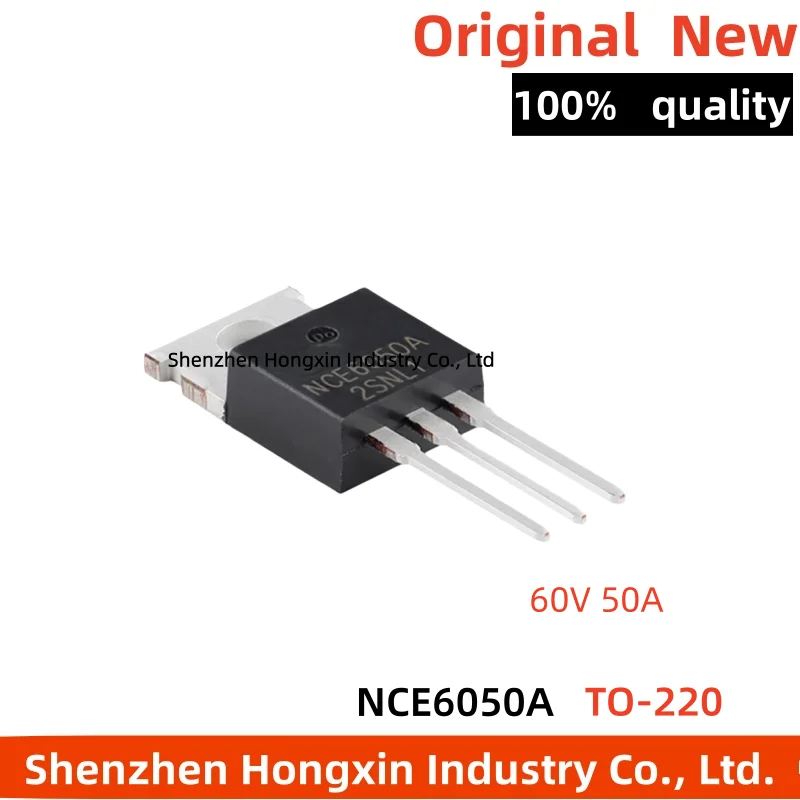 

10 pieces NCE6050A TO-220 N-channel 60V 50A Enhanced Power MOSFET