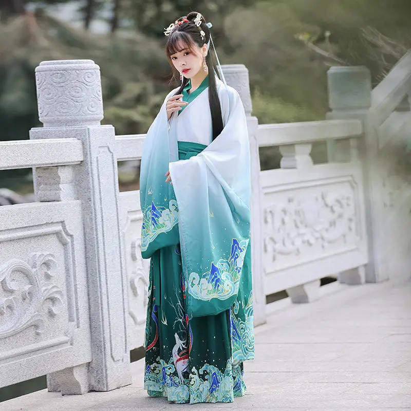 Large Siz Traditional Hanfu Dress Man Han Dynasty Costume Couple Chinese Ancient Swordsman Clothing Male Kimono Tang Suit