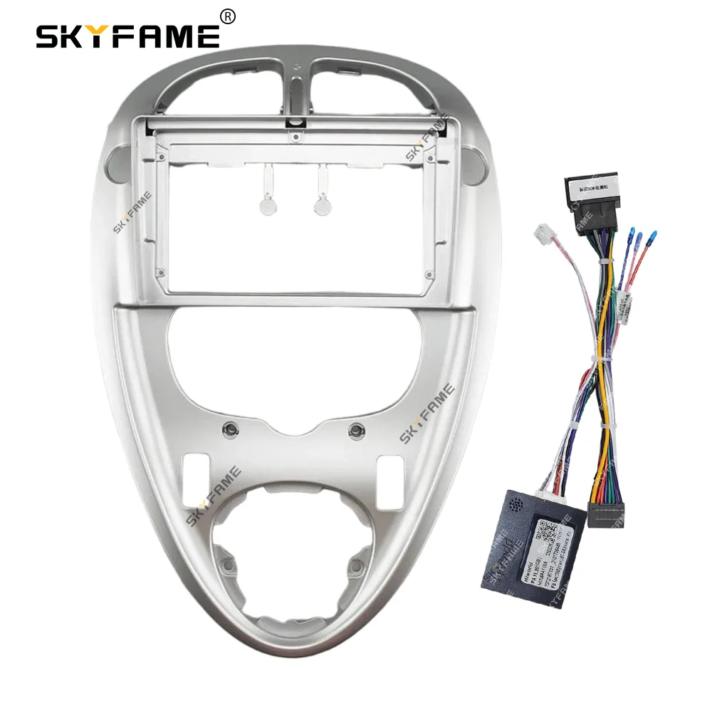 SKYFAME Car Frame Fascia Adapter Canbus Box Decoder Android Radio Dash Fitting Panel Kit For Citroen Xsara Picasso