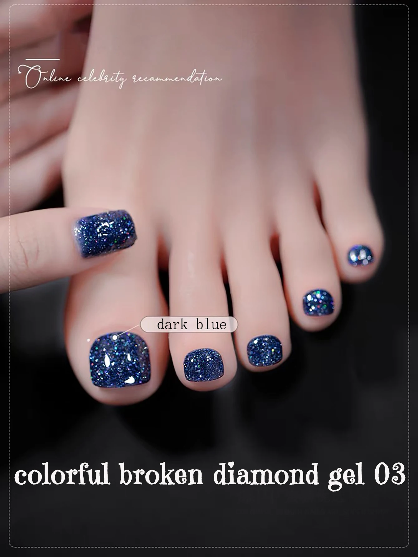 1-12 pçs tc explodindo colorido quebrado broca pé gel unha polonês 2025 vermelho branco novo salão de beleza dedicado dedo do pé fototerapia gel