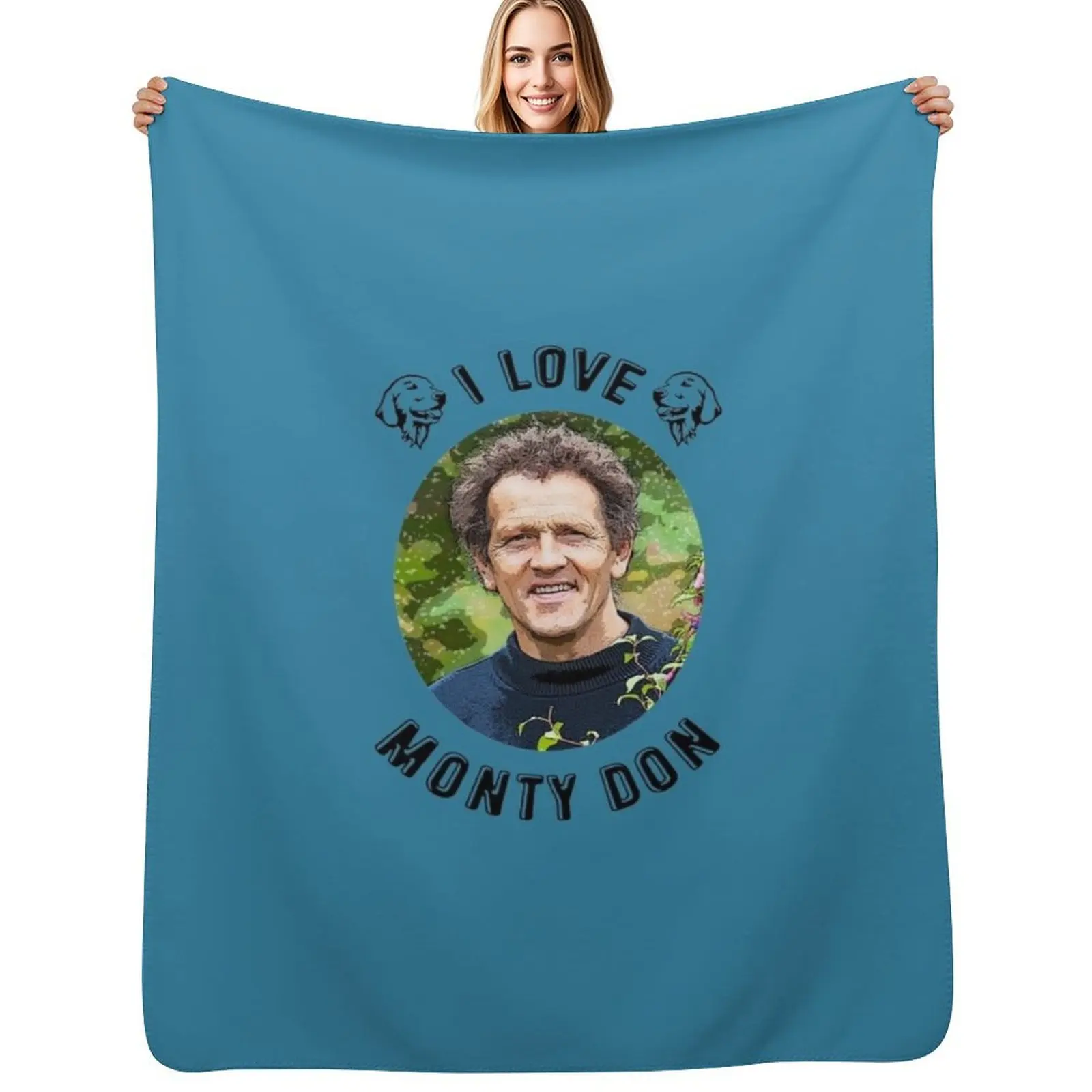

I Love Monty Don Essential T-Shirt Throw Blanket Thins Softest Heavy Sofas Blankets