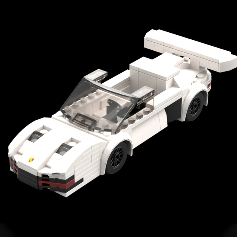 

134PCS MOC Porscheer Sports Car Building Blocks Classic Coupe Model DIY Model Building Blocks Birthday Toys Gift
