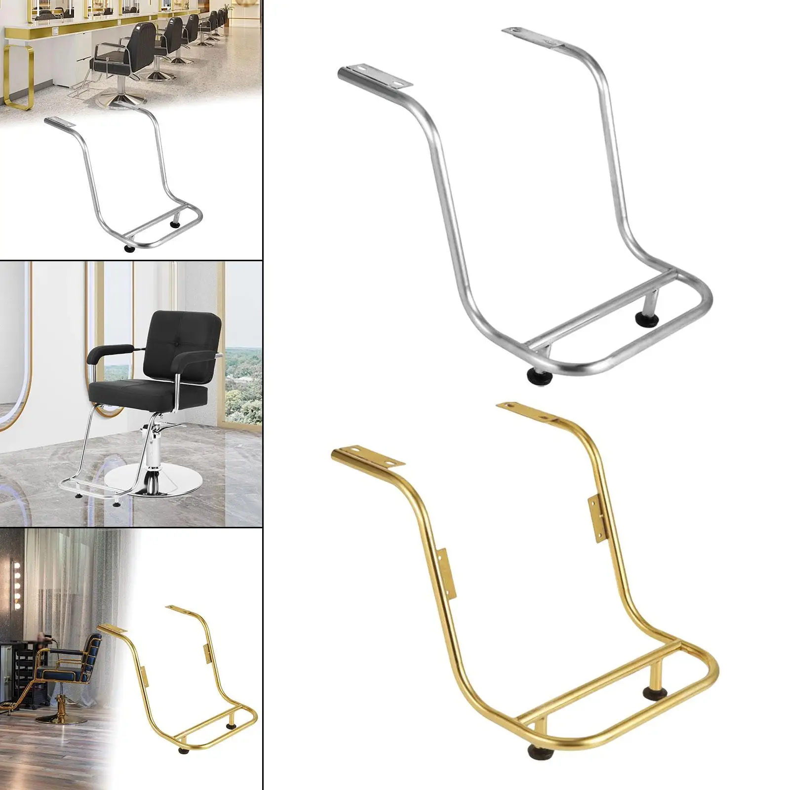 

Salon Chair Footrest Footplates Accessories Hairdresser Legrest Replacement Pedal Hair Salon Chair Foot Rest Rack