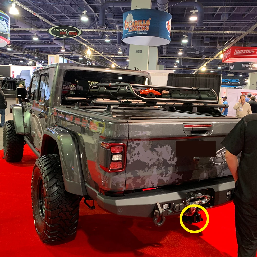 

SXMA JT1022 Trailer Hitch Towing Trailer Towbar Steel for JT Gladiator 2021++ 8-ton pull