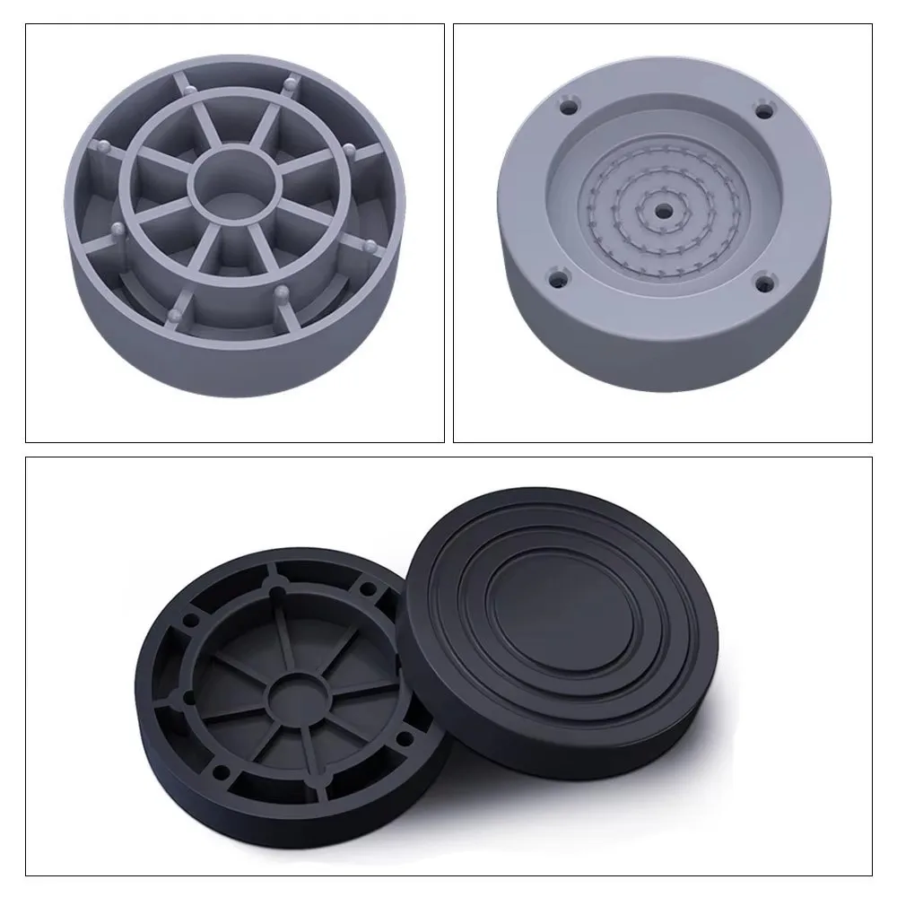 4Pcs Universal Adjustable Height Washing Machine Foot Pads Anti Vibration Refrigerator Base Fixed Non-Slip Pad Support Stands