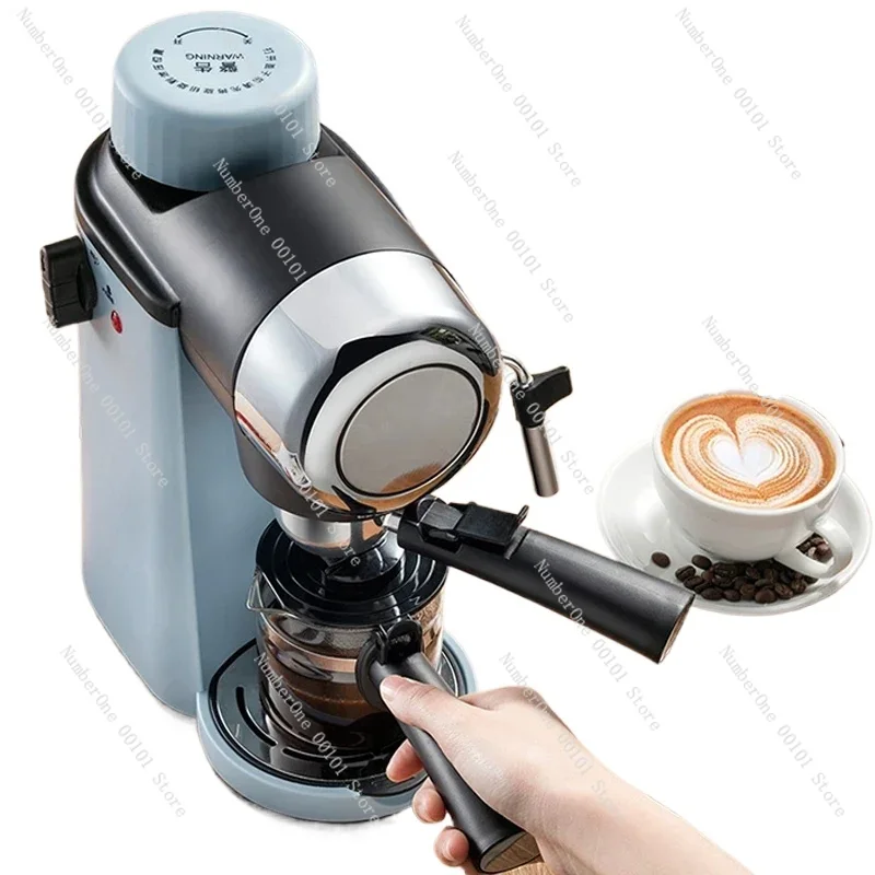 Coffee maker Small Semi-automatic Italian Type on The Spot Grinding Mini Milk Foaming Machine Integrated Intelligence