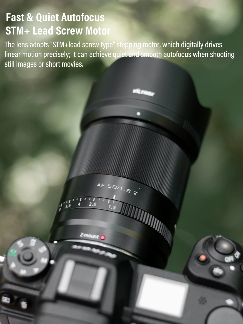 Viltrox 24mm F1.8 Z Autofocus Full Frame Groothoek Hoofdlens Groot diafragma Oogfocus voor Nikon Z Mount Camera Lens Z6II Z7II Z50 Z50 Zfc Landschap Portret Astrofotografie Architectuur