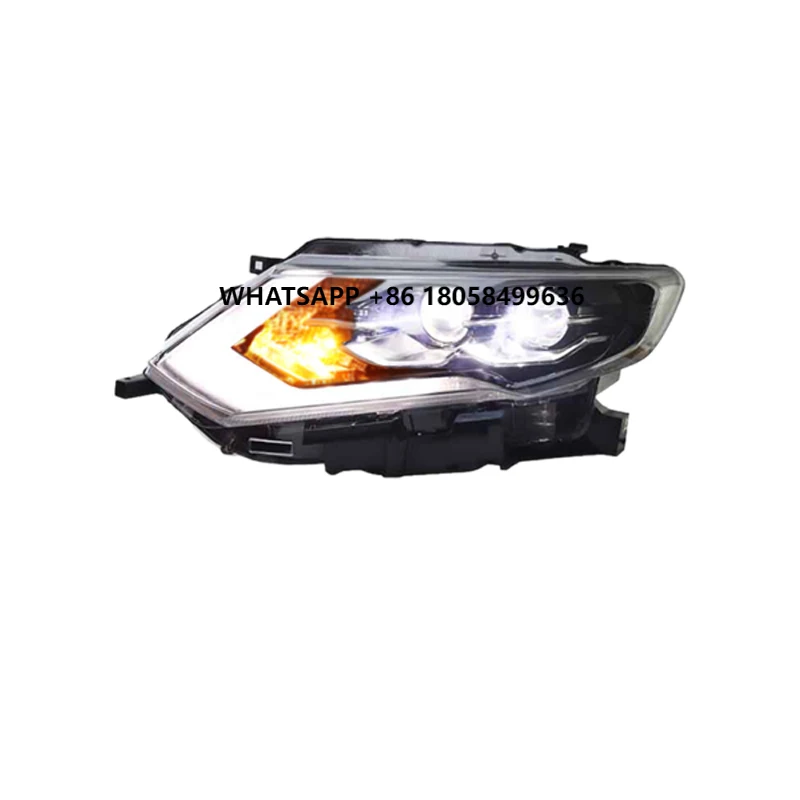 

Car Styling for Nissan X-TRAIL 2017-2021 LED Auto Headlight Assembly Upgrade High Configuration DRL Dynamic Lamp Accessories