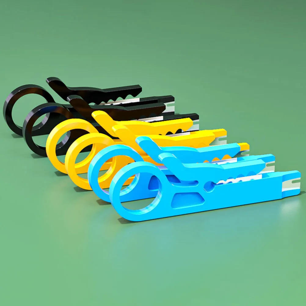 10 قطعة أداة تعرية الأسلاك متعددة الوظائف تصميم عقلاني بسيط مواد عالية الجودة أداة تعرية الأسلاك كهربائي أداة اليد