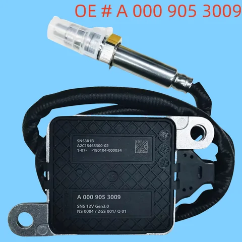 고품질 A000 905 3009 A2C 15462900 -02 메르세데스-벤츠 CLA250 E200 E300 E400 S205 S213 X11 용 Nox 센서 질소 산화물 센서
