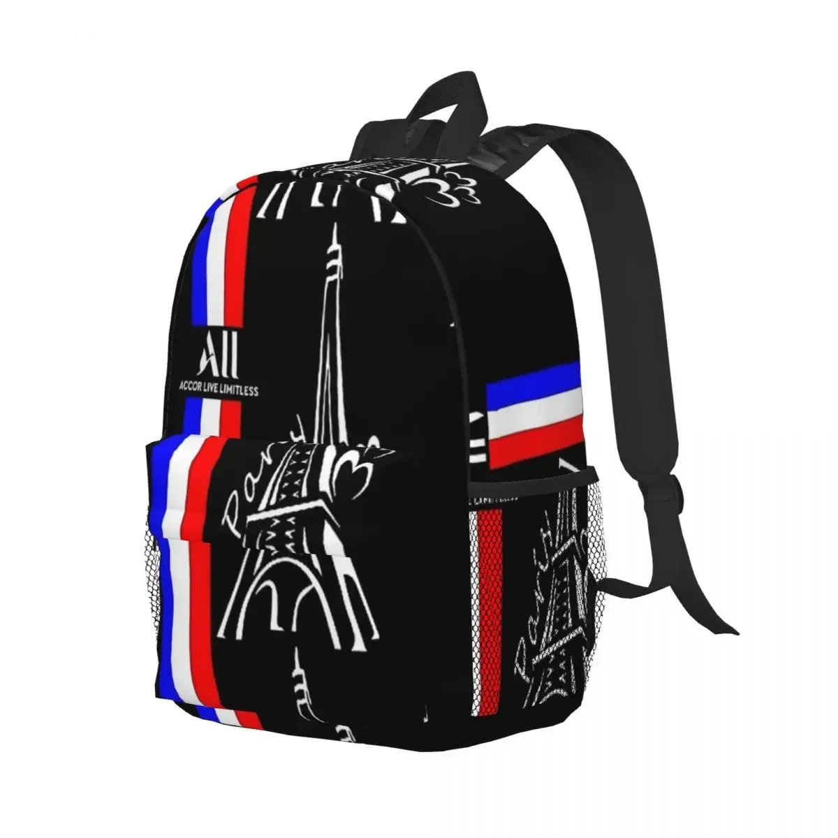 Plecaki Ici C'est Paris Bookbag chłopięce dziewczęce torby szkolne plecak podróżny torba na ramię o dużej pojemności