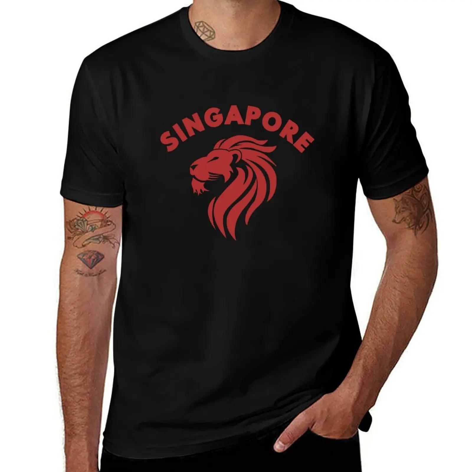 

Singapore -- The Lion City T-Shirt affliction shirts sublime quick-drying man t shirt mens vintage t shirts