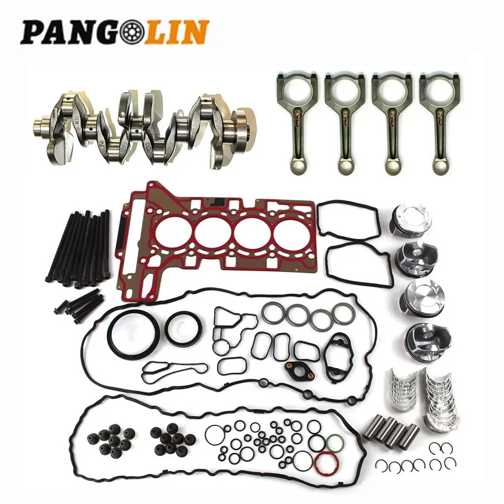 

N20 Engine Piston Overhaul Rebuild kit CR 10:1 Crankshaft Con Rods Set for BMW 125i 320i 328i X1 X3 Z4 F30 F10 F25 E89 N20B20A