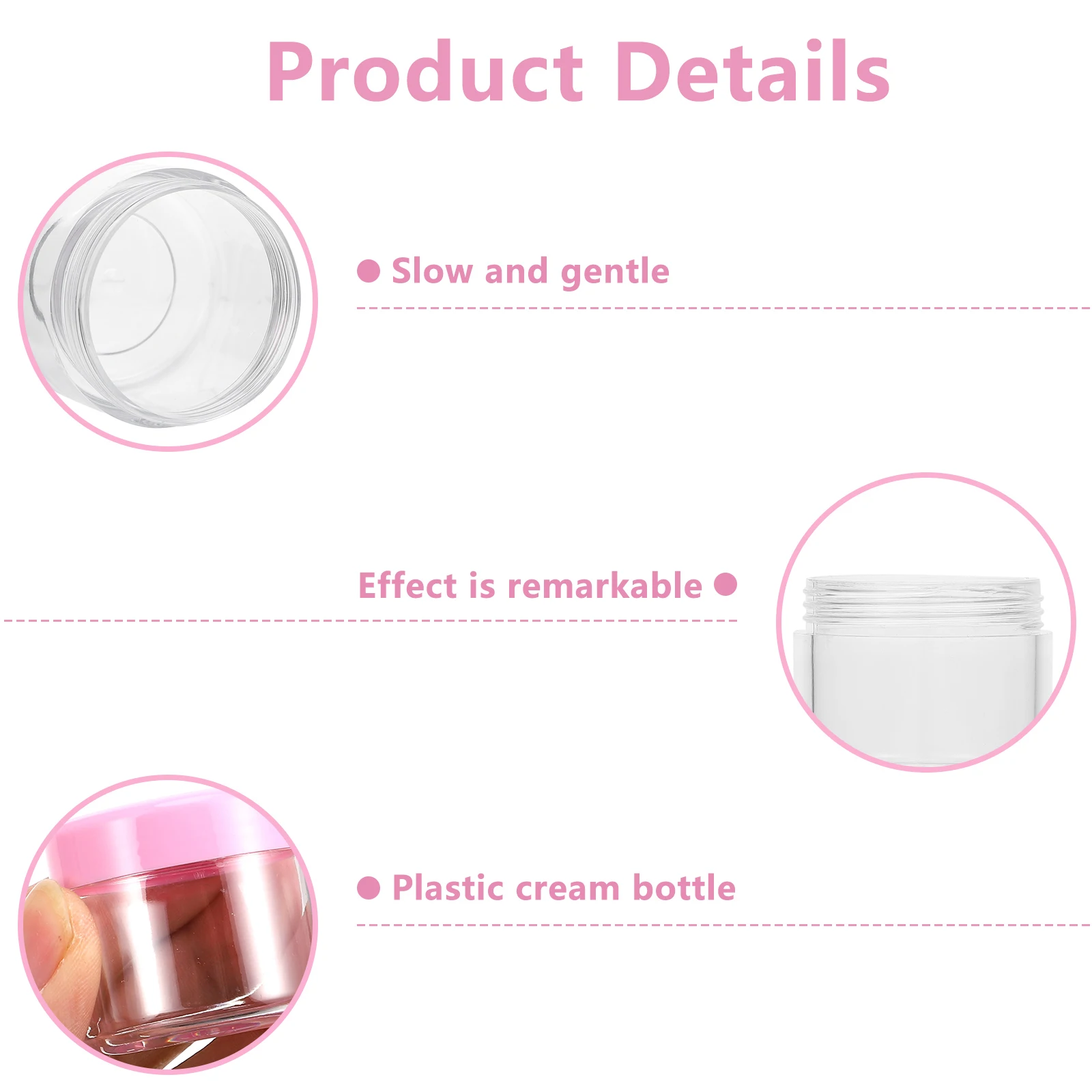 Distributeur de masques faciaux, pots en plastique vides pour voyage, boîte de rangement Portable pour crème et Lotion, pots d'échantillon, 20 pièces