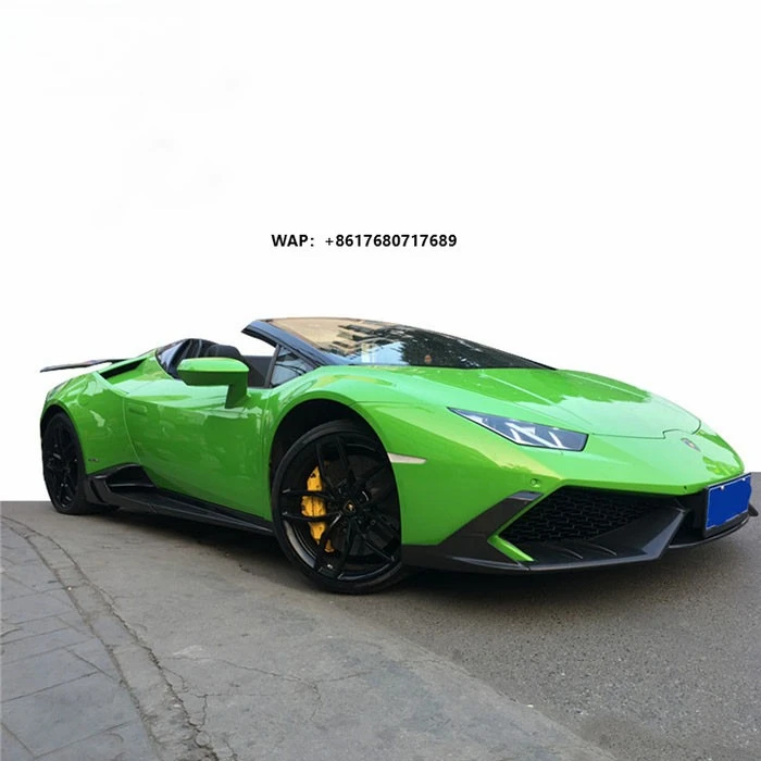 Carbon Fiber Body Kit for  Huracan LP610-4 in MS Style Front Lip Rear Lip Side Skirts and Wing Spoiler Auto Parts