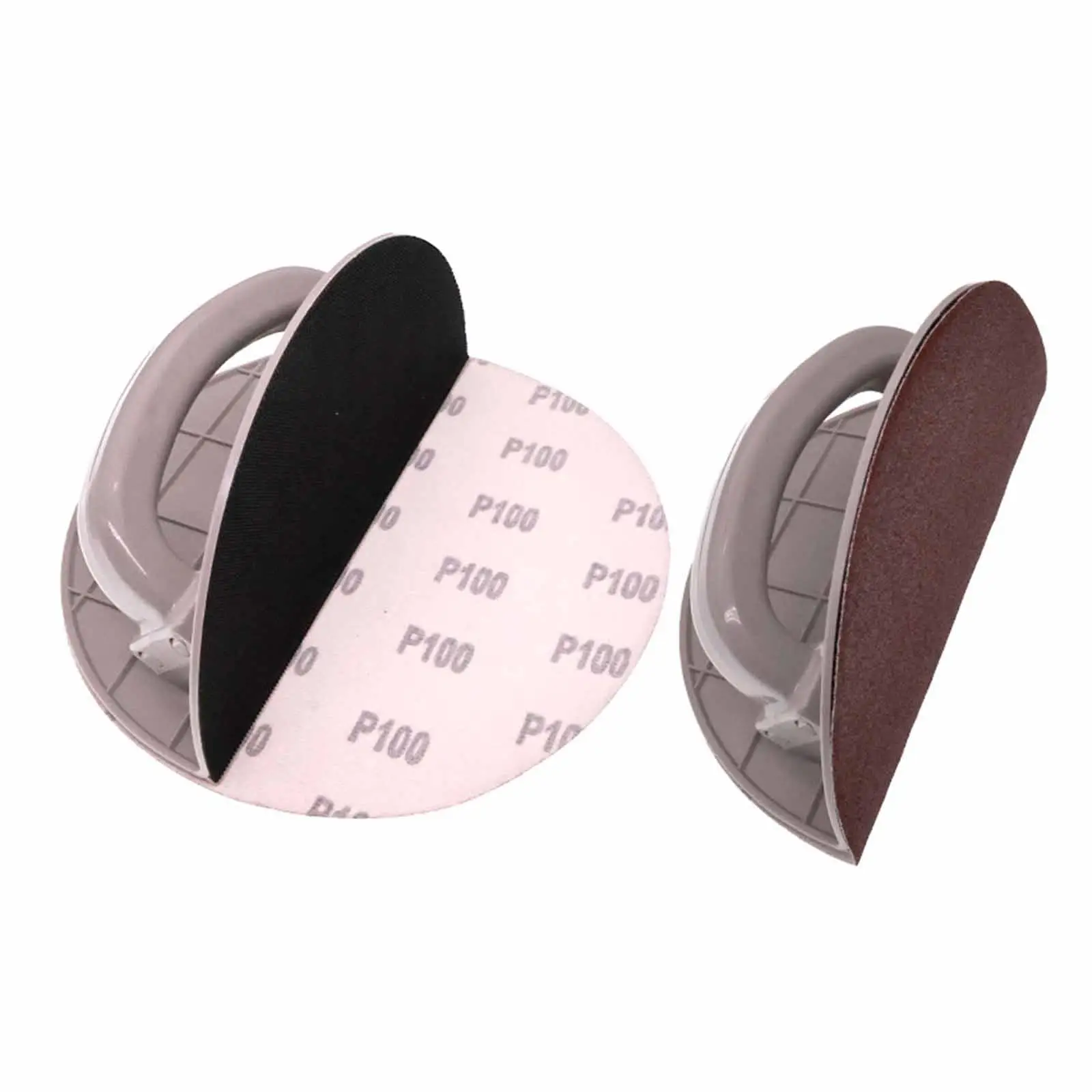 Finishing Sander Sheet Holder Fleece Backed Hand Tool for Wood Metal Plastic Drywall Contour Cleaning