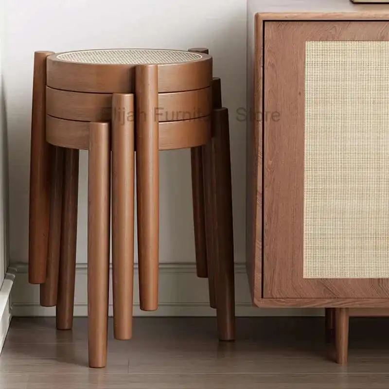 

Industrial Stool Nordic Dining Chair Furniture Home Aesthetic Room Luxury Wooden Bar Chairs Modern Silla Cocina Stools Portable
