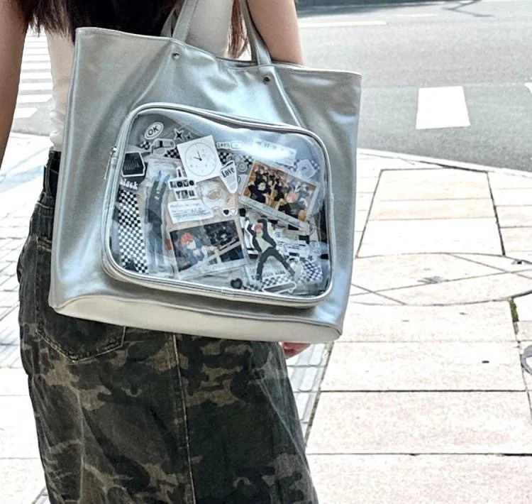 

Japanese Star Pain Bag Tote Bag Handbag Female Bar Two-dimensional Comic Show Star Chasing Large-capacity Shoulder Bag for Women