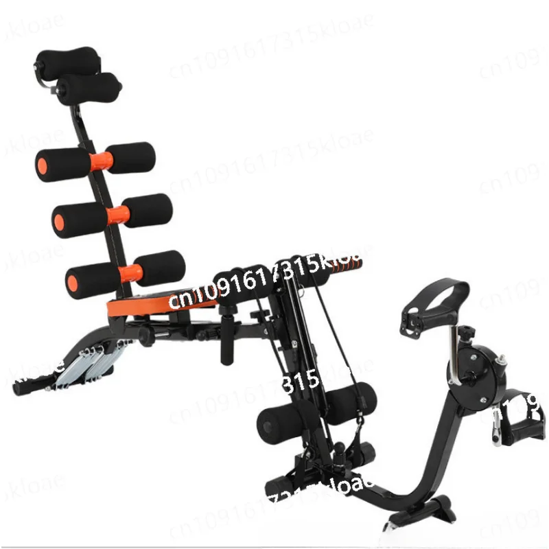 Household auxiliary legs six-in-one multi-functional dumbbell stool fitness equipment abdominal machine abdominal health device