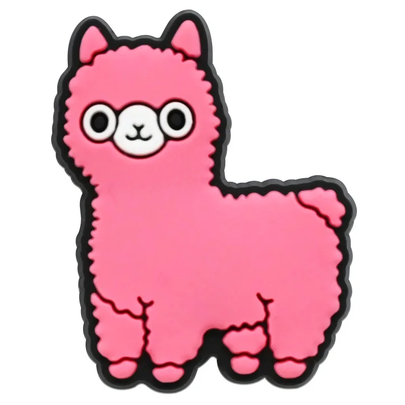 Cute Pink Shoe Charms Decoration for Crocs Pin Accessories Charms Bracelet Wristband DIY Shoe Women Party Gifts image 6