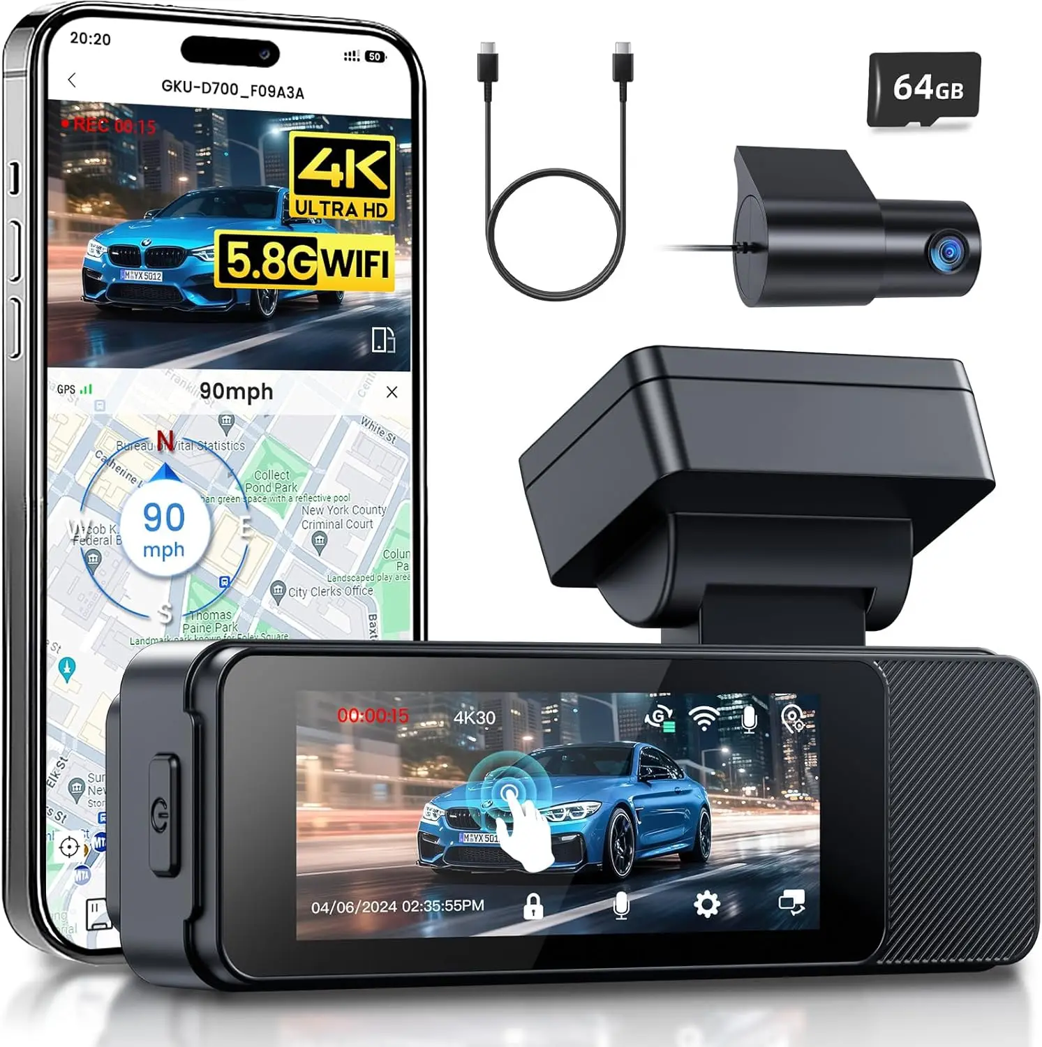 D700 4K+1080P Dual …