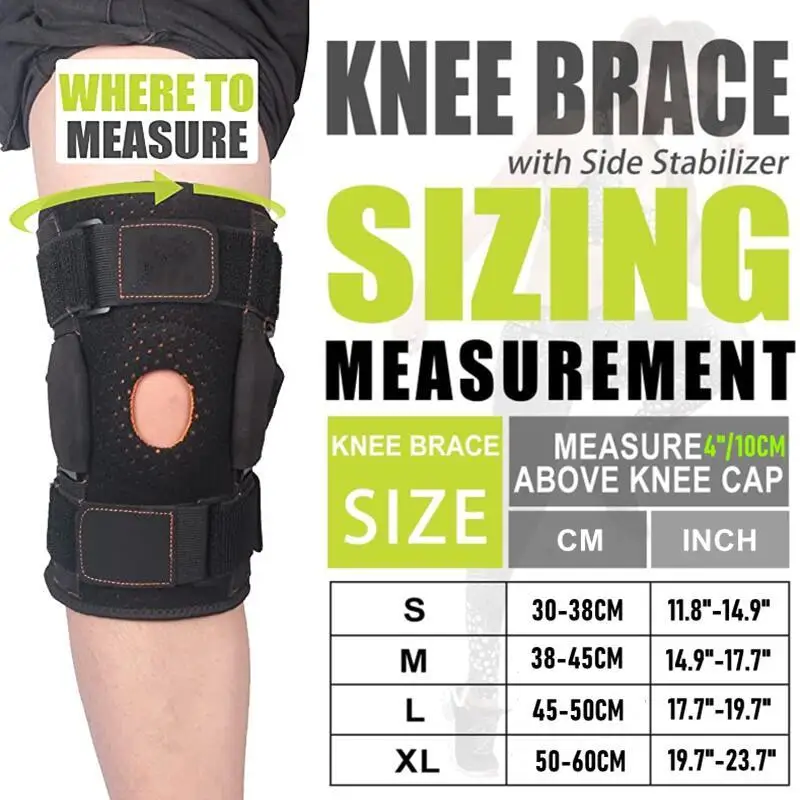 1 sztuk Knee Pad Brace z boku stabilizatory wsparcie kolana Sport Kneepad ścięgna rzepki ból stawów ulga łąkotki łzy ścięgna