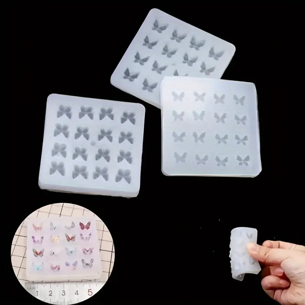 1pc DIY Schmetterling Schmuck form-erstellen Sie einzigartige Epoxidharz Charms mit haltbaren, versa tie Silikon Bastel form – Detail 4