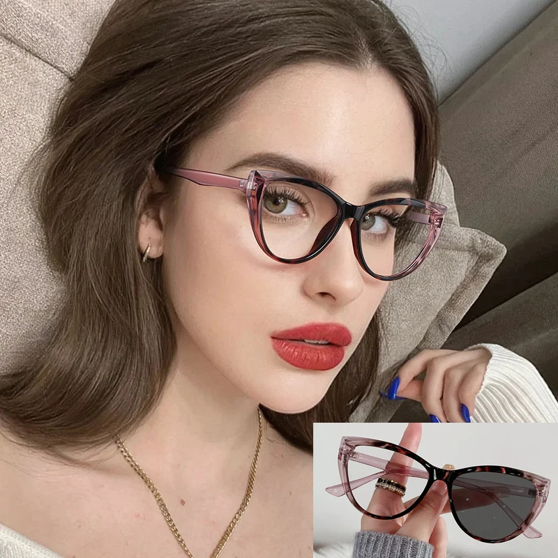 2023 New Cat Eye Women's Sunglasses Fashion Photochromic Lenses Sun Glasses Lady Vintage Pc Frame Classic Designer Shades