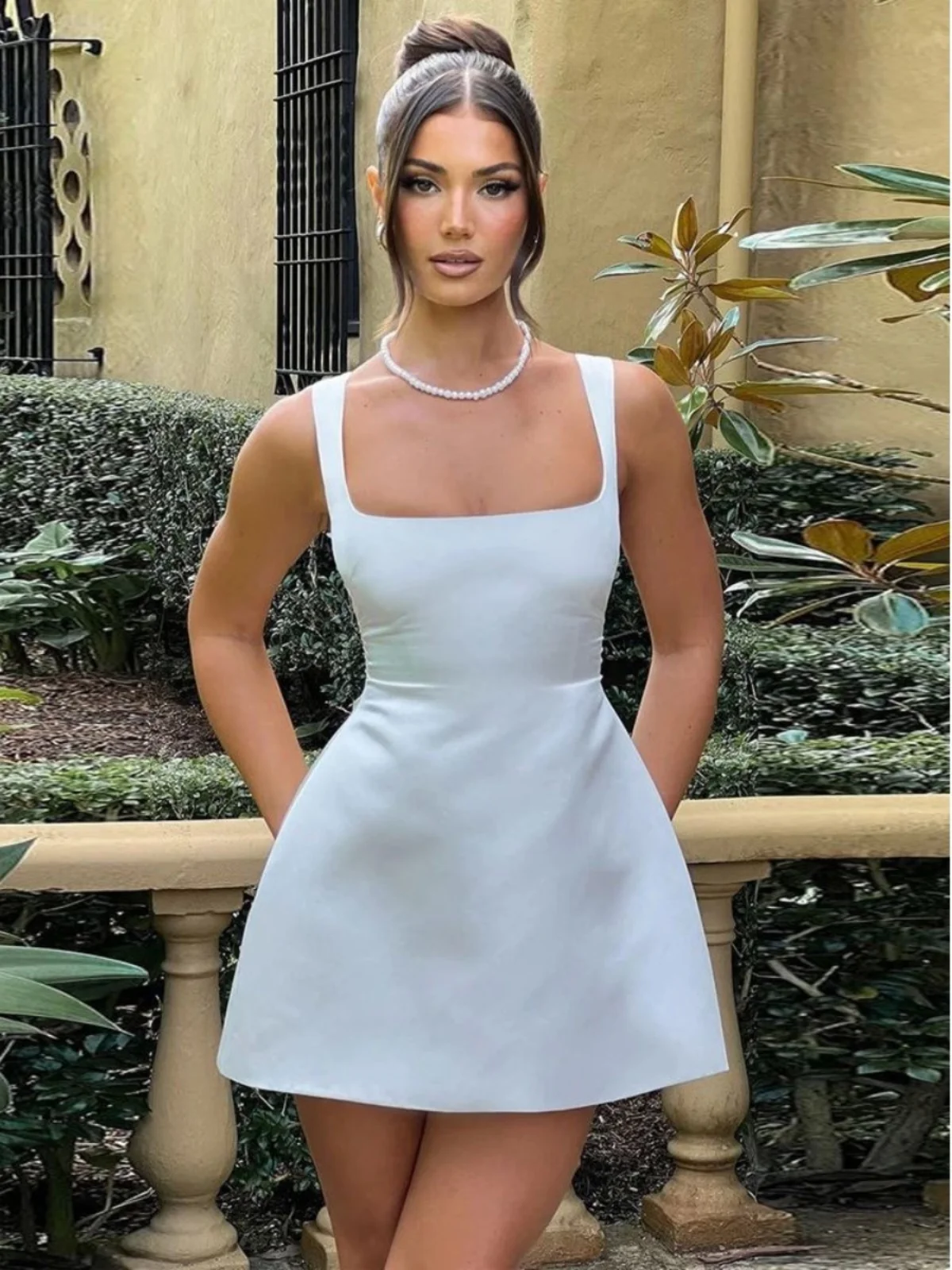 

Сексуальное облегающее платье Princ Sle, женское облегающее платье на бретельках, юбка трапециевидной формы со средней талией, без све, полиэфирная ткань