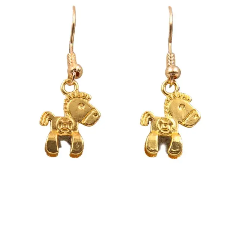 

20 шт., 3 цвета, 11x15 мм, двухсторонние 3D подвески в виде пони из сплава для изготовления ювелирных изделий своими руками