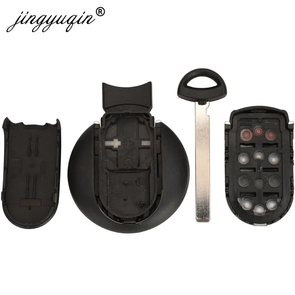 jingyuqin Car Key Case Holder Smart Remote Fobs Cover Replace Shell For BMW Mini Cooper F54 F55 F56 F57 F60