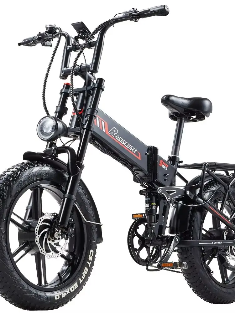 AliExpress NONE RANDRIDE YX20M-2 Adult Off-Road Electric Bike, Aluminum Alloy Frame E-Bicycle with Double Shock Absorption Front Fork, 7 Speed Gear, 48V 20Ah Lithium Battery, Smart Display, Hydraulic Brakes, Max Load