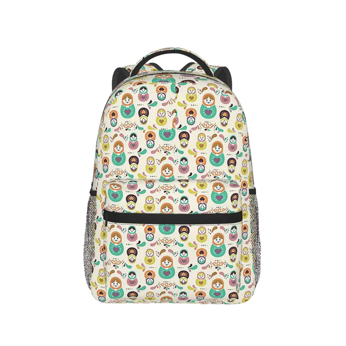 

Matryoshka Pattern Backpack Hot Sale Daypack Large Capacity Kids BookBag School Bag Shoulder Bags for Men Women
