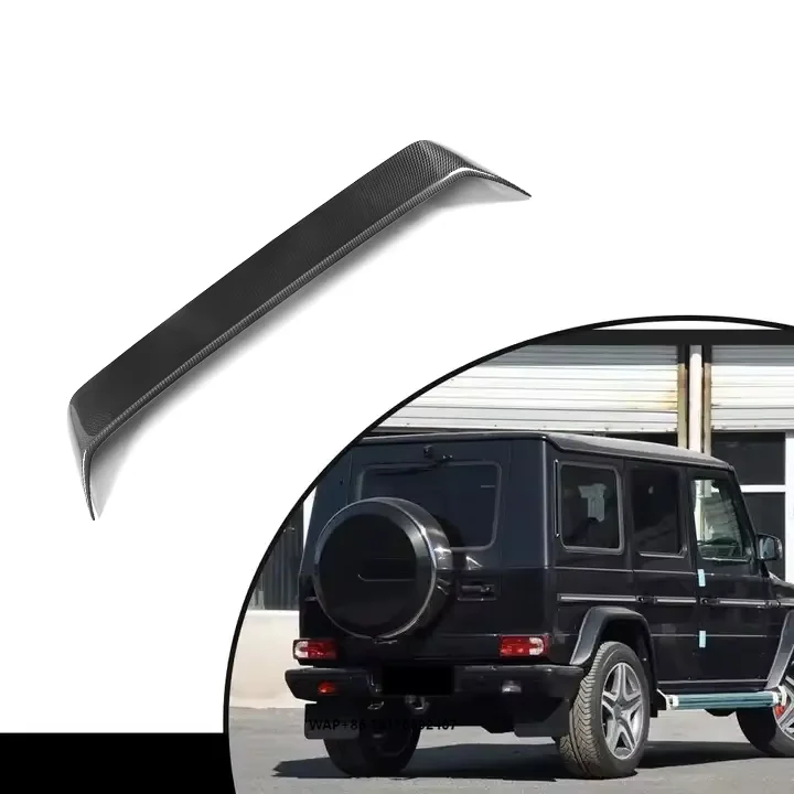 

ForMercedes Benz G-CLASS W463 G500 G550 G55 G63 G65 forAMG 2013-2017 Rear Roof Spoiler Carbon Fiber Positioned on Trunk