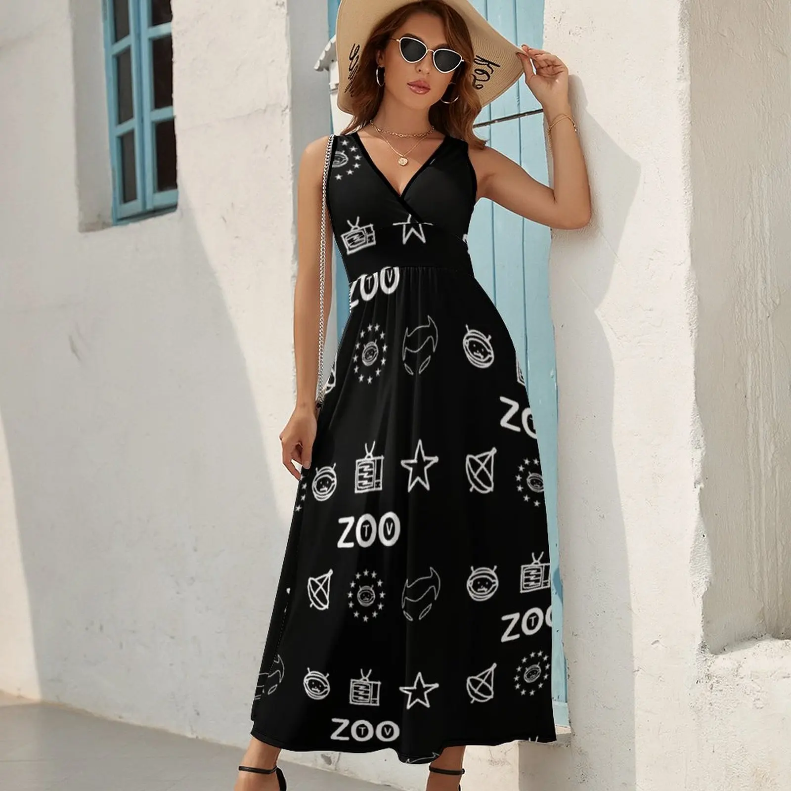 ZOO Symbols Sleeveless Dress cocktail dresses beach dresses