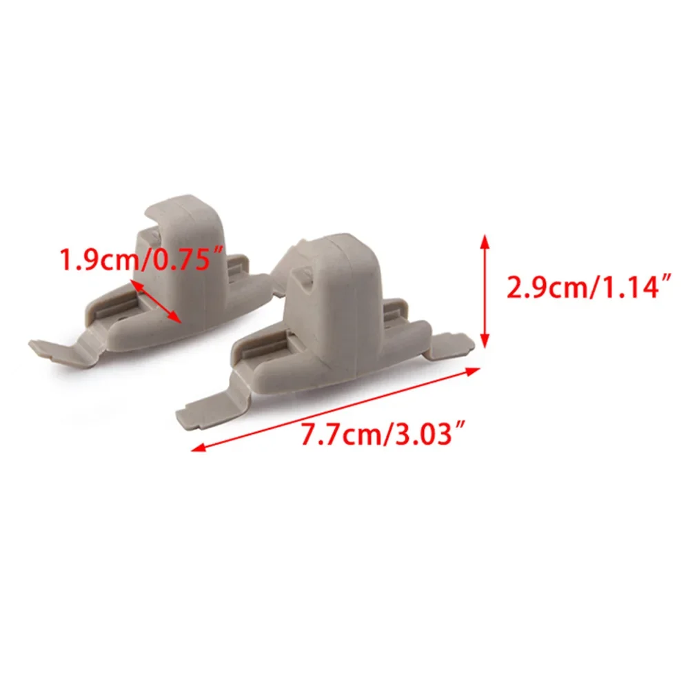 For Sun Visor Clip Grey Parts Replacement Sun Visor For 51168243575 Accessories Clip E46/M3/323Ci/328Ci