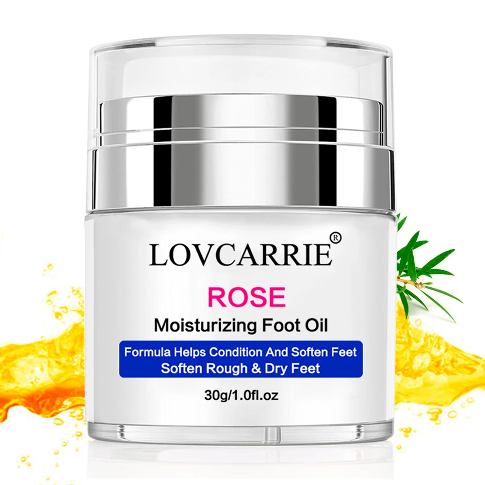 LOVCARRIE 30g Foot Cream for Dry Cracked Heels New Formula Repair Lotion Nail Strengthener Nourish Cuticle Softener Treatment