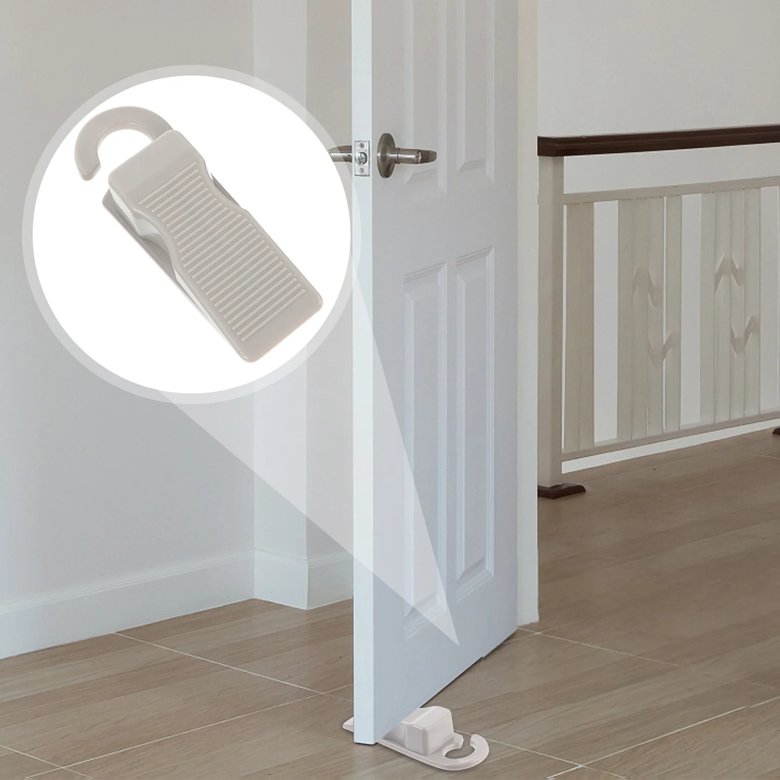 

4Pcs High-Quality Door Stoppers Safety Door Stop Holder Punch-Free Widely Used in Home Office Baby Safety Protector