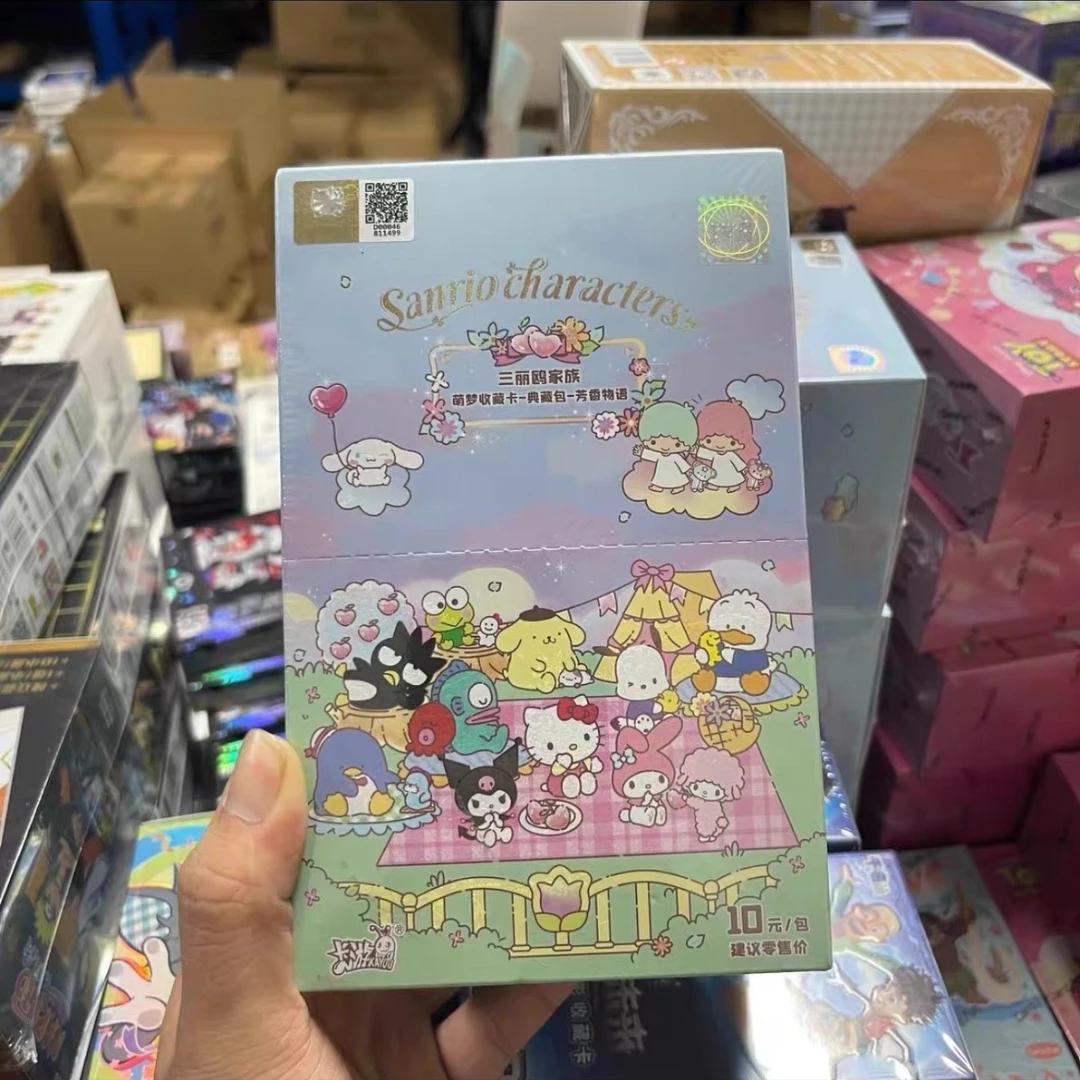 

Официальные коллекционные карты Kayou с персонажами Sanrio — очаровательный классический пакет «Ароматическая история», милый подарок для детей, девочек и детей