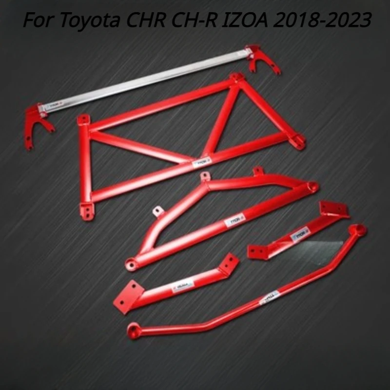 For Toyota CHR CH-R IZOA 2018-2023 Suspension System Strut Bar Car Accessories Alloy Stabilizer Bar Car Styling Tension Rod