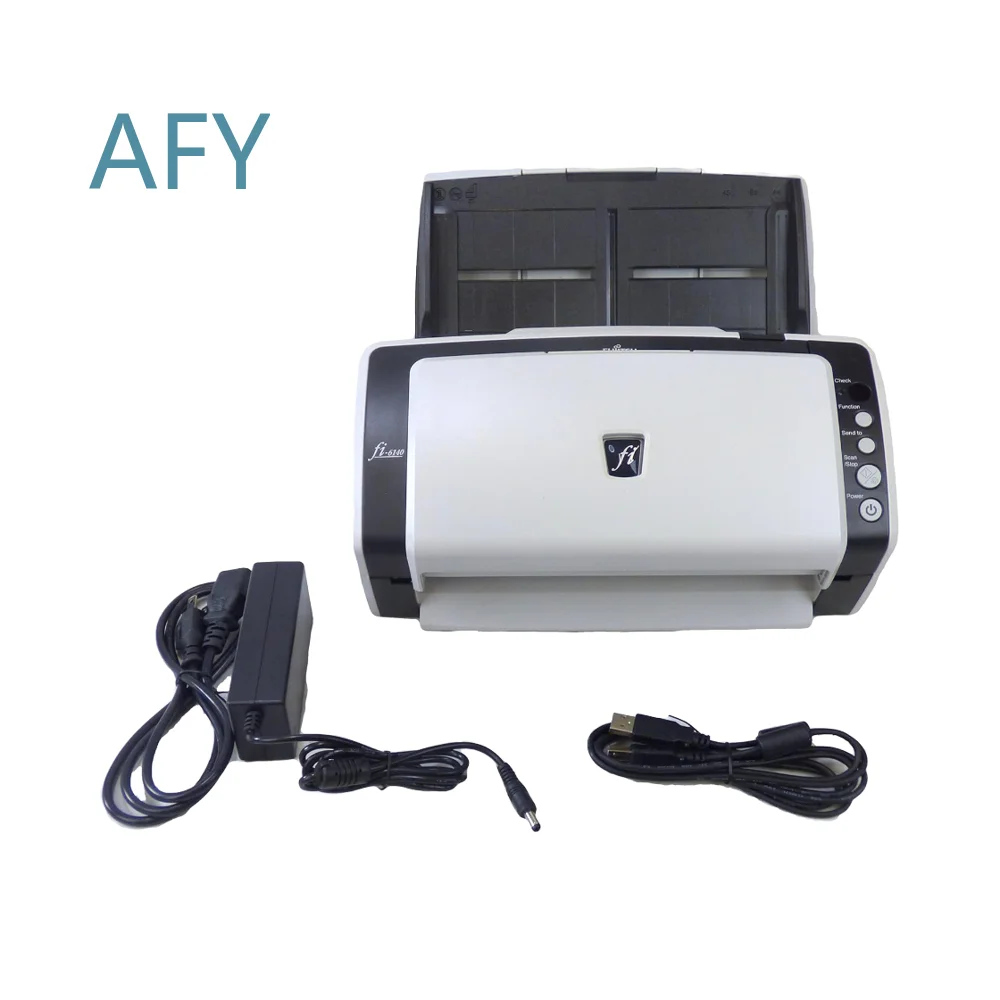 Fi-6140 CCD Document Scanner for USB Interface A4 Paper Size 30 SPM High Speed Scanning for Office Home Business Portable