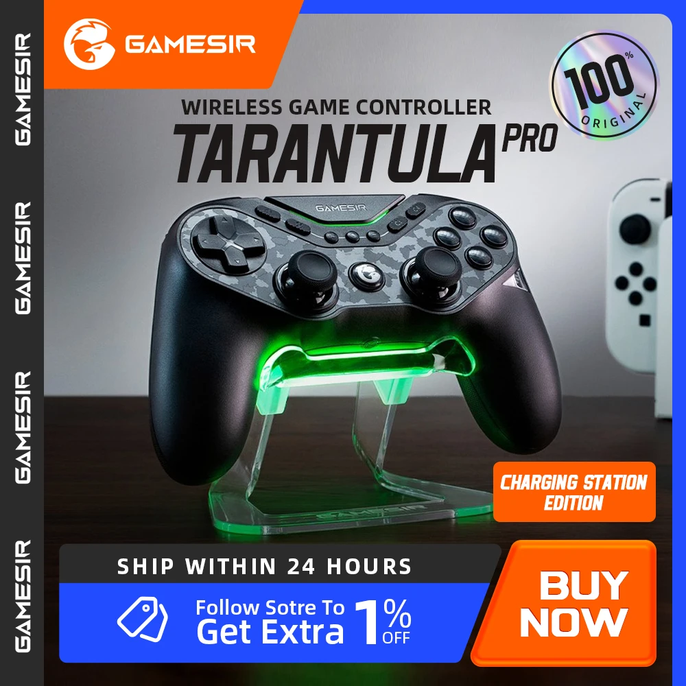 لوحة ألعاب أصلية من GameSir Tarantula Pro Switch لهاتف Nintendo Switch iPhone Android والهواتف المحمولة