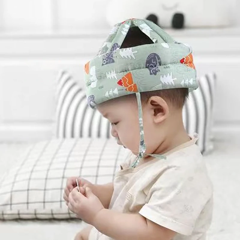 Casco de seguridad para bebé, protección para la cabeza, almohadilla anticaída para niños pequeños, aprender a caminar, gorra de choque