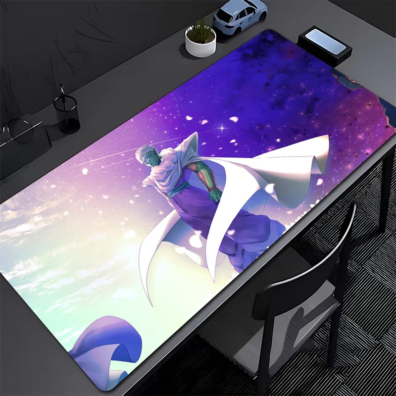 Dragon Ball Piccolo Gaming Mousepad อะนิเมะแผ่นรองเม้าส์สํานักงาน Gamer เมาส์คอมพิวเตอร์ Pad HD พิมพ์โต๊ะ PC HD อะนิเมะขนาดใหญ่ Mousepad